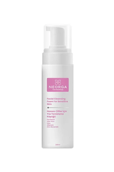 Neorga Hassas Ciltler İçin Yüz Yıkama Köpüğü 200 ml ürün görseli 1