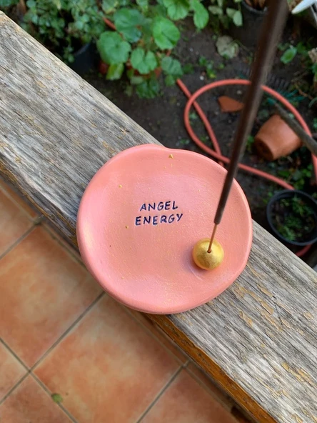 El Yapımı Seramik Tütsülük Angel Energy ürün görseli 1