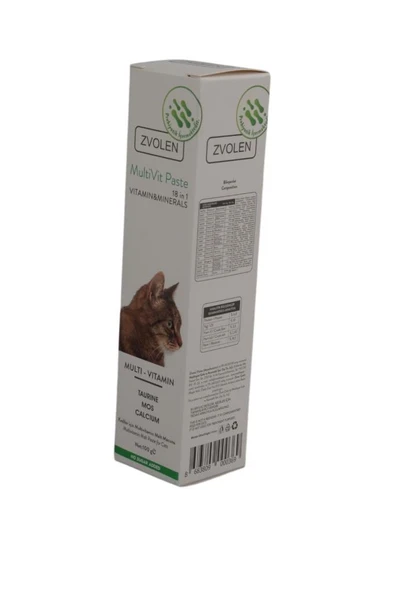 Zvolen Multivit Kedi Taurin Multi Vitamin Paste 100 gr - Resim 2