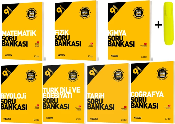 PTTAVM: Hız Yayınları 9. Sınıf Tüm Dersler Soru Bankası Yeni 7 Kitap