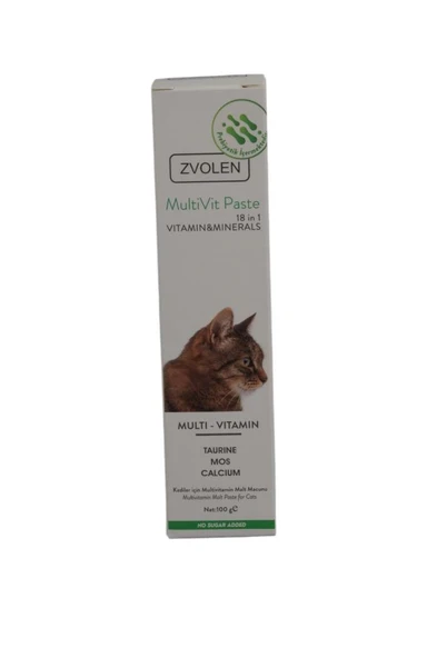 Zvolen Multivit Kedi Taurin Multi Vitamin Paste 100 gr ürün görseli 1