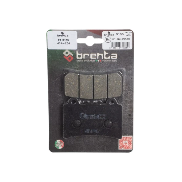 Yamaha Xv 1600 Wıld Star Brenta Arka Fren Balata ürün görseli 1
