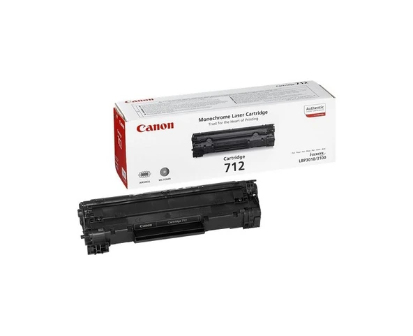 CANON CRG-712 LBP3010 LBP3100 1500 SAYFA SIYAH TONER ürün görseli 1