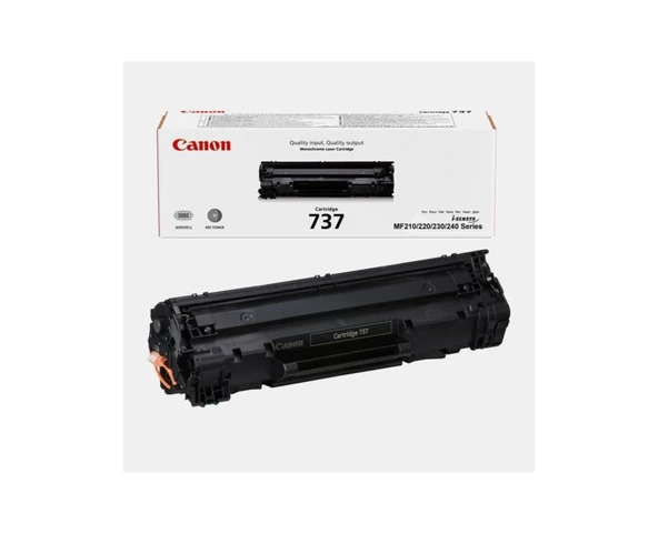 CANON CRG-737BK MF211/212W/216N/217W Siyah Toner ürün görseli 1