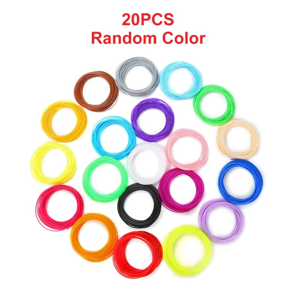 25 renk 25 metre (25 x 1 metre) PLA Filament ürün görseli 1