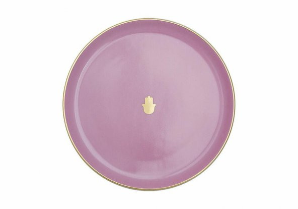 Porland Glamorous Pembe Düz Tabak 20cm ürün görseli 1