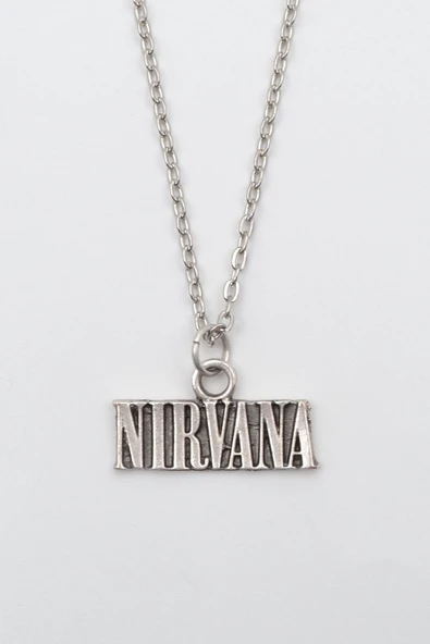 Nirvana Gümüş Kaplama Düz Zincir Kolye ürün görseli 1