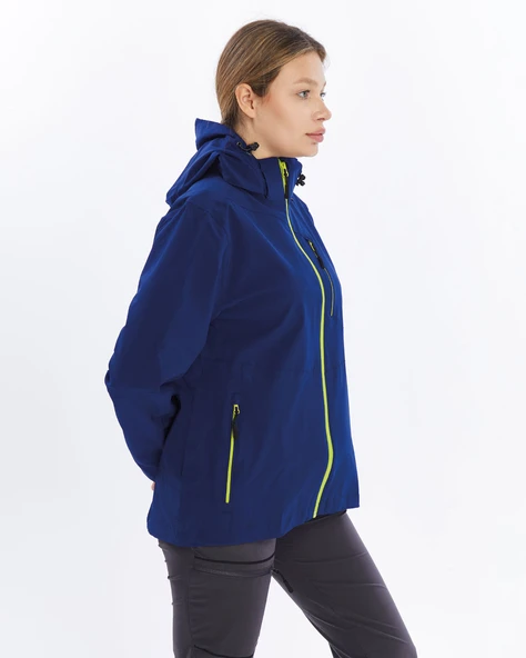 Mapamyumco Windbreaker Kadın Ceket-LACİVERT - Resim 4