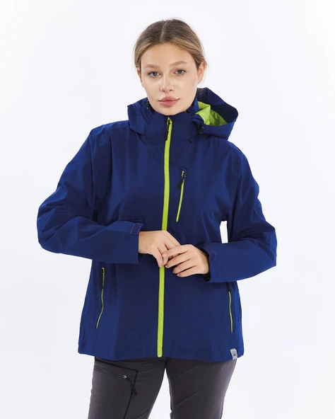 Mapamyumco Windbreaker Kadın Ceket-LACİVERT - Resim 5