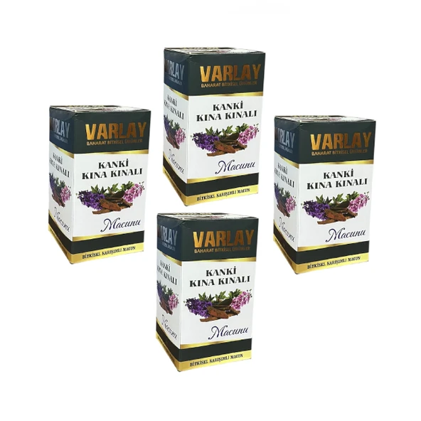 Varlay Kanki Kına Kınalı Macun 450 gr 4 Adet ürün görseli 1