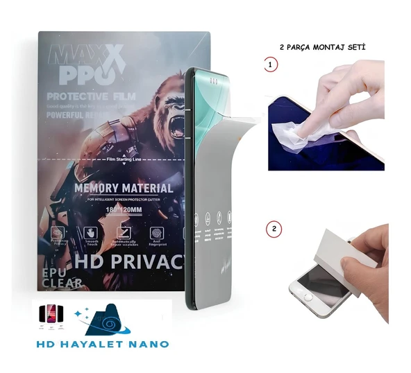 Nokıa 5.1 PLUS NANO Ekran Koruyucu Esnek ULTRA İnce - MAXXPRO - HD ŞEFFAF HAYALET ürün görseli 1