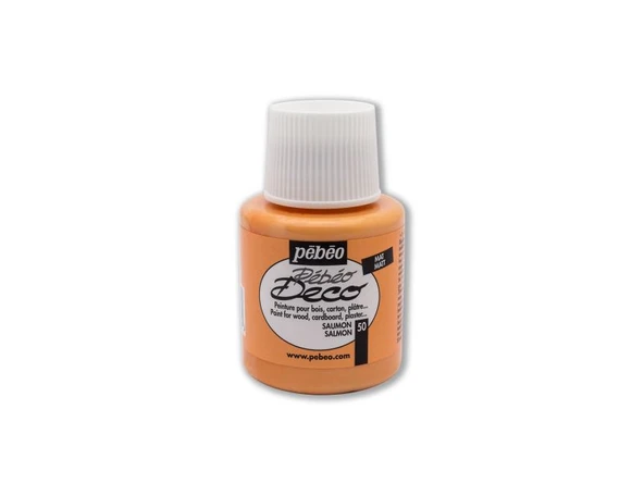 Pebeo Deco Mat Tüm Yüzey Boyasi 110 Ml 50 Saumon ürün görseli 1