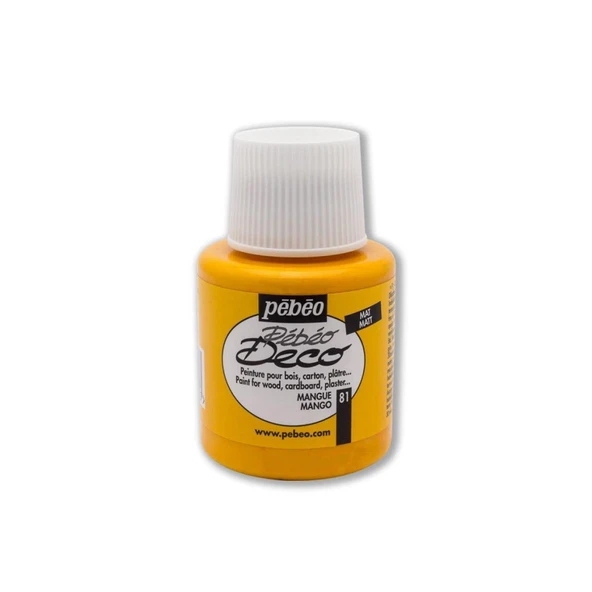 Pebeo Deco Mat Tüm Yüzey Boyasi 110 Ml 81 Mangue ürün görseli 1