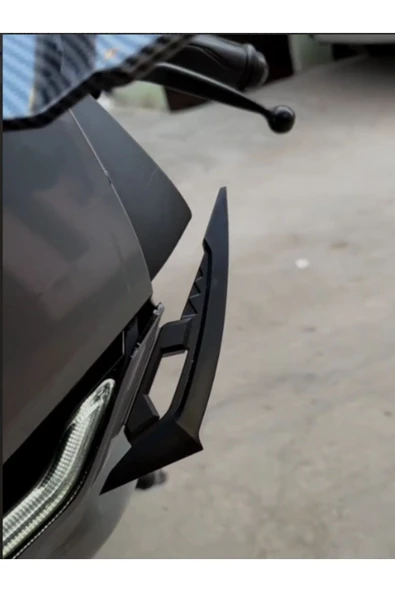 CANEREGE 2 adet motosiklet Winglet aerodinamik Spoiler  yan SPOİLER motosiklet aksesuarları kask bıçağı V2 ürün görseli 1