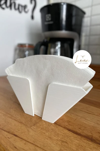 Lena Gift Store Filtre Kahve Kağıdı Tutucu Tezgah Üstü Ya Da Asılabilir Stand Aparat Aksesuar ürün görseli 1