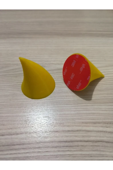 Kask Boynuz Süsü Aksesuarı Takım Sarı Kask Boynuzu ürün görseli 1