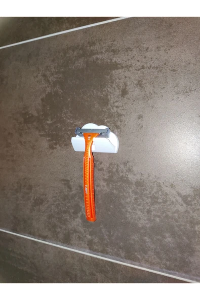 CANEREGE Yapışkanlı Bulut Banyo Düzenleyici - Jilet Tutucu Plastik Aparat ürün görseli 1