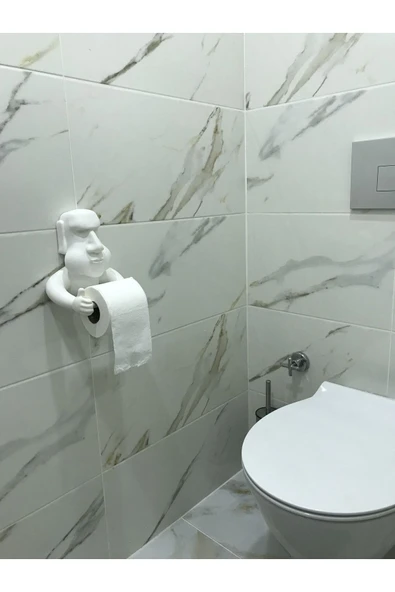 IK3D Kemx3d-moai Tasarım Tuvalet Kağıdı Tutucu 'l' ürün görseli 1