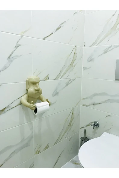 IK3D MOAİ TASARIM TUVALET KAĞIDI TUTUCU 'L' ürün görseli 1