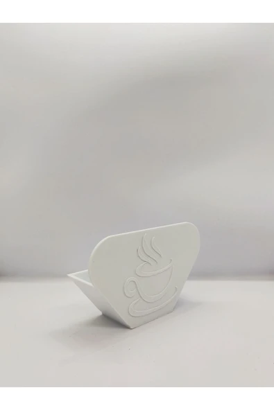 Nerva Design 3D Filtre Kahve Kağıdı Tutucu Stant, Masaüstü ürün görseli 1
