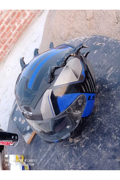 CANEREGE Cehennem kask boynuzu 8li set - Resim 2