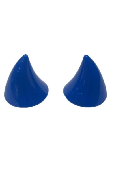 Kask Süsü Küçük Boynuz Mavi ürün görseli 1