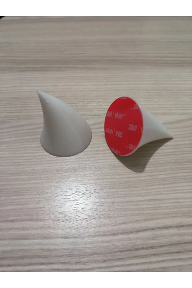 Kask Boynuz Süsü Aksesuarı Takım Beyaz Kask Boynuzu ürün görseli 1