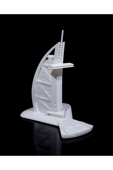 Burj el-Arab ev ofis dekor ürünü 12x17x17 cm ölçülerinde ürün görseli 1