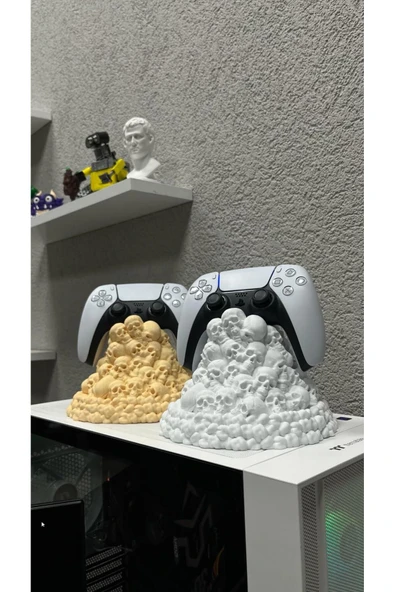 STLFLIX PLAYSTATİON/XBOX KURU KAFA OYUN KOLU STANDI ürün görseli 1