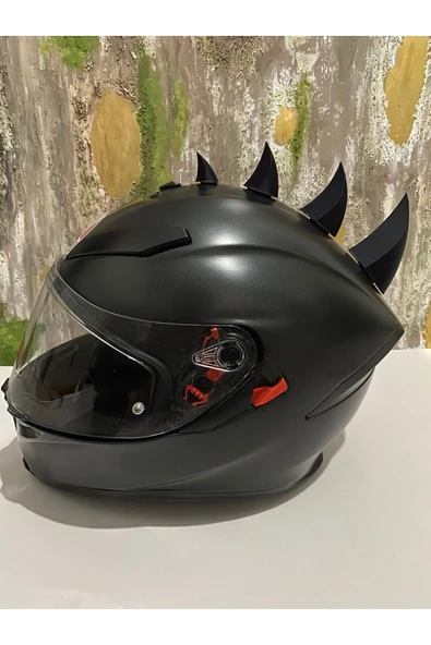 Motosiklet Kask Dikeni Kask Aksesuarı Kask Sivri Uçlar - Dikenli Görünüm Kask Aparat ürün görseli 1