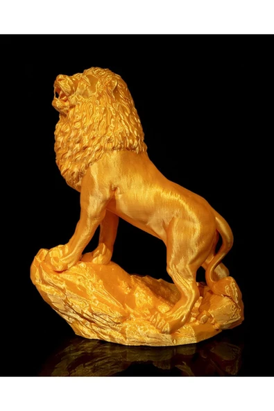 CANEREGE 24 CM 3D BASKI ASLAN FİGÜR BİBLO - Resim 5