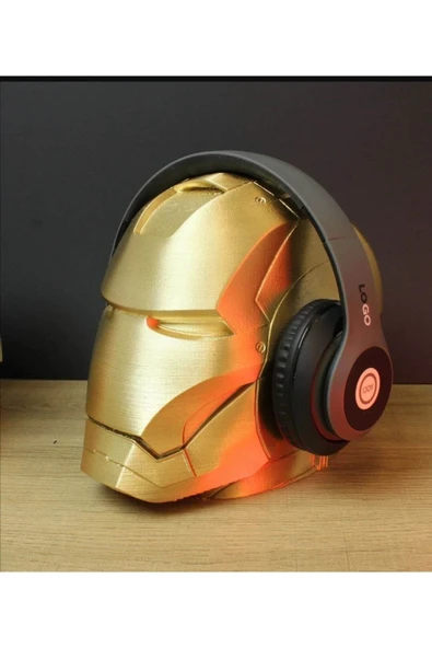 Ironman Helmet Kask Dekor Kulaklık Standı ürün görseli 1