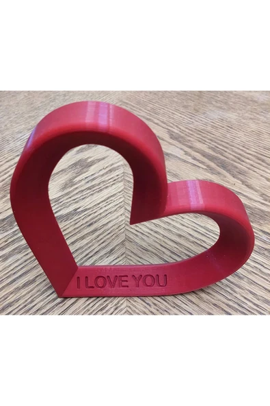 CANEREGE Büyük kalp i love you dekor ürün görseli 1