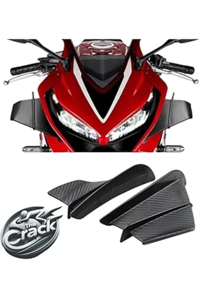 Universal Yamaha R25 Motosiklet Kanat Winglet Yan Kanatları Sağ Ve Sol (ÇOĞU MOTOSİKLETE UYUMLU) Mo ürün görseli 1