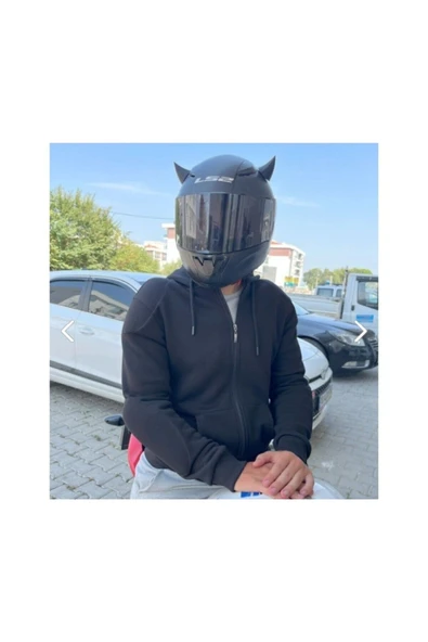 1 çift Motosiklet Kask Uyumlu Boynuzu Adet Kask Aksesuarı Kask Süsü ürün görseli 1