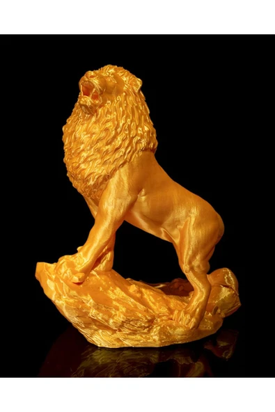 CANEREGE 24 CM 3D BASKI ASLAN FİGÜR BİBLO - Resim 6