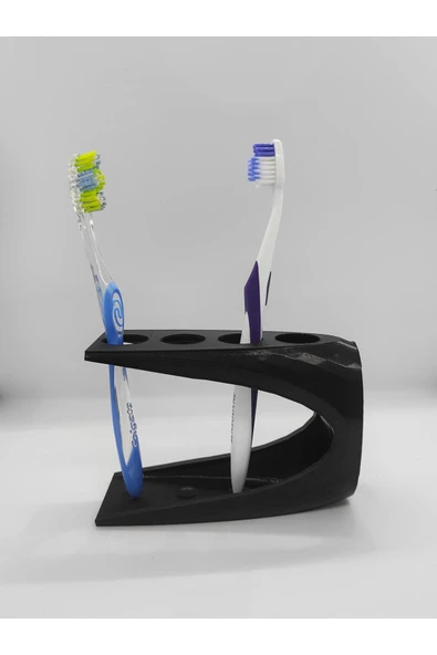 Nerva Design 3D 4'lü Diş Fırçalığı, 4 Bölmeli Diş Fırçalık ürün görseli 1
