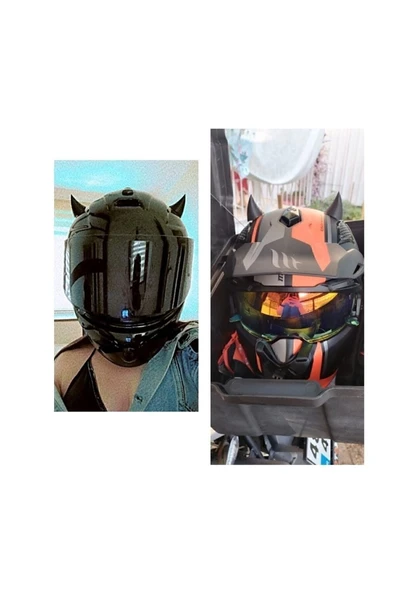 Kask Boynuzu Kask Aksesuarı Sağ Sol Takım (1. SINIF ÜRÜN) ürün görseli 1
