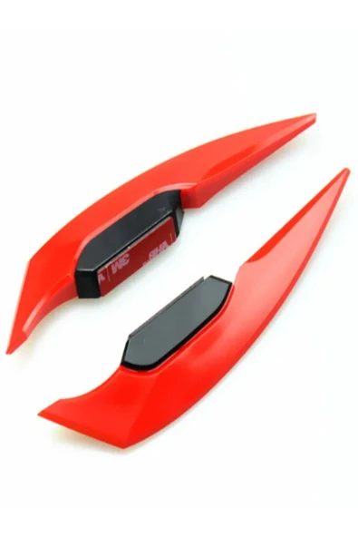 CANEREGE 2 adet motosiklet Winglet aerodinamik Spoiler kanat yan Spoile motosiklet aksesuarları kask bıçağı ürün görseli 1