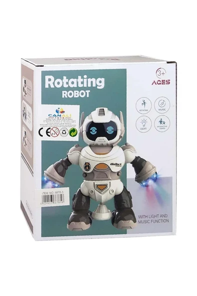Ethem Oyuncak Pilli Dans Eden Robot 6678-5 ürün görseli 1