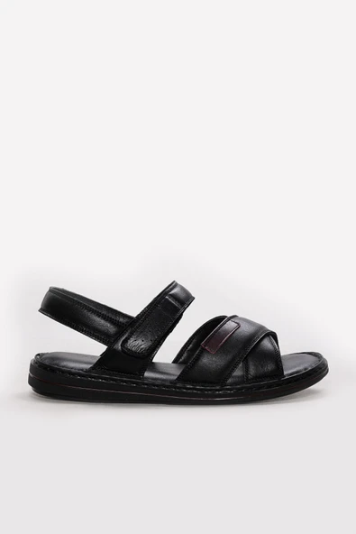 Hakiki Deri  Erkek Klasik Sandalet 128MA216 ürün görseli 1