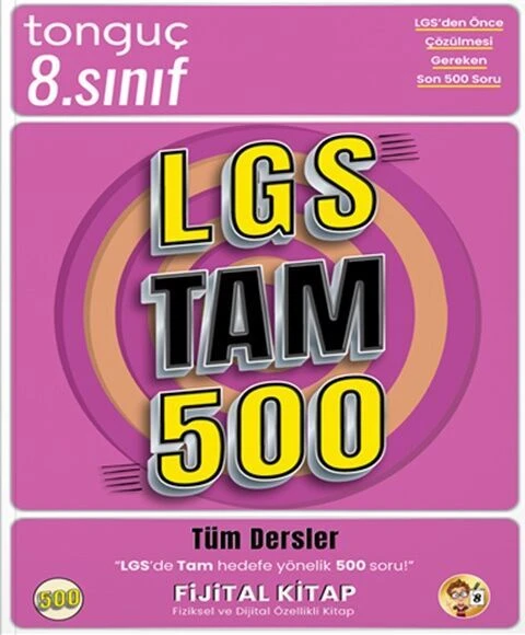 Tonguç Akademi 8. Sınıf LGS Tam 500 Soru Bankası ürün görseli 1