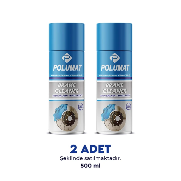 Polumat Fren Balata Temizleme Spreyi 2'Li Paket ürün görseli 1