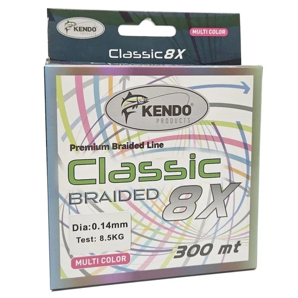 Kendo Classic 8X 300m Multicolor Örgü İp ürün görseli 1