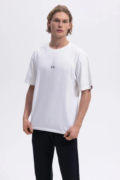 Ellesse Erkek Off White Tişört 5SM5376 - Resim 2