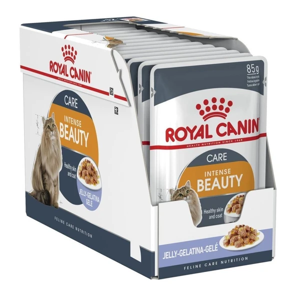 Royal Canin Jelly Intense Beauty Kedi Maması 85 Gr X 12 ürün görseli 1