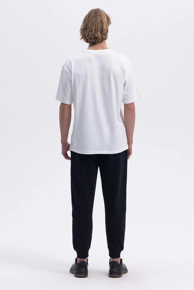 Ellesse Erkek Off White Tişört 5SM5376 - Resim 4