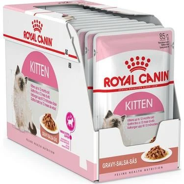 Royal Canin Kitten Instinctive Gravy Yaş Kedi Maması 85 gr X 12 Adet ürün görseli 1