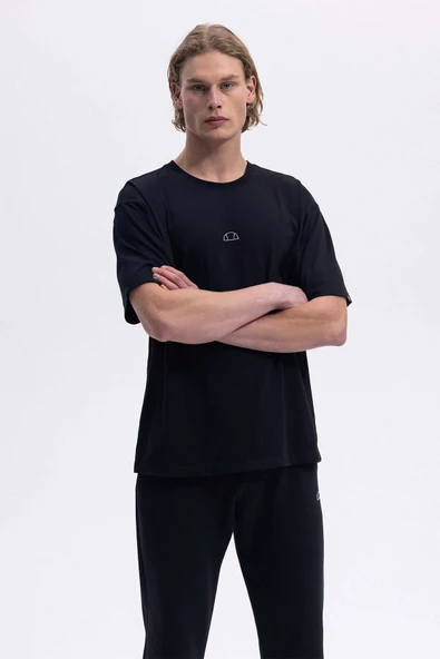 Ellesse Erkek Siyah Tişört 5SM5376 - Resim 2