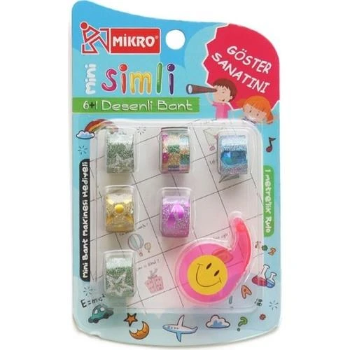 MİKRO BANT 1216 MİNİ SİMLİ DESENLİ BANT ürün görseli 1